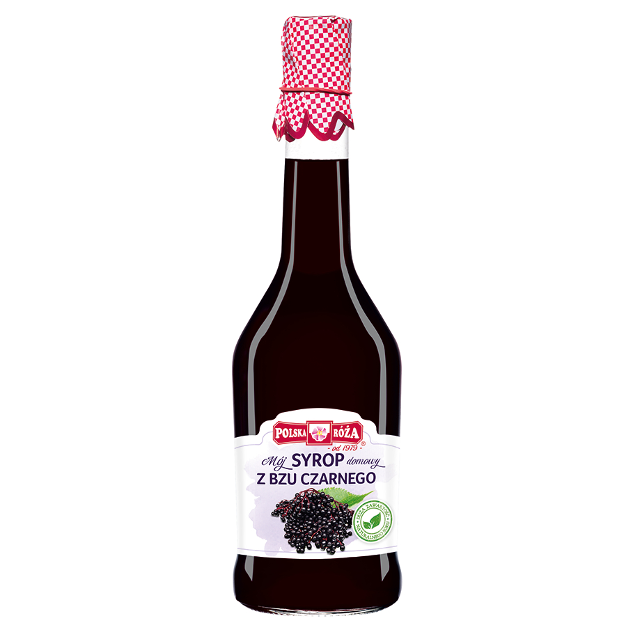 POLSKA RÓŻA - syrop z czarnego bzu, 500 ml