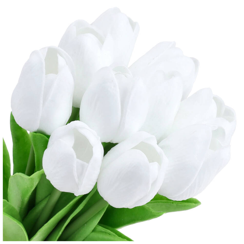 Tulipany 10szt Biel