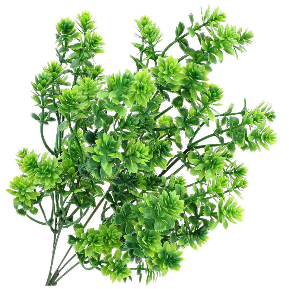 Gałązka Sztuczna Zielone Kwiatuszki