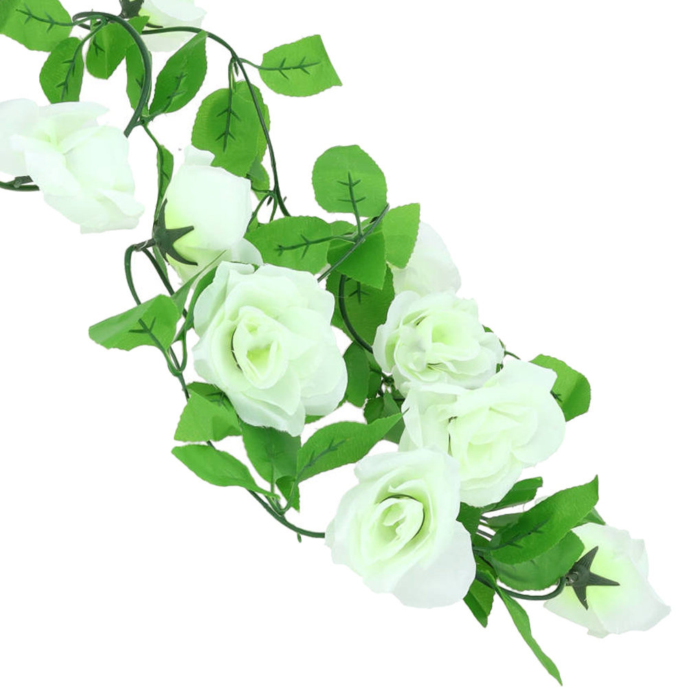 Girlanda Róże Krem