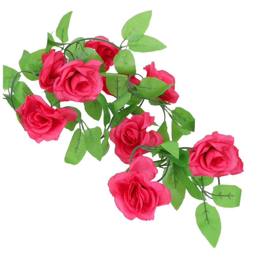 Girlanda Róże Amarant