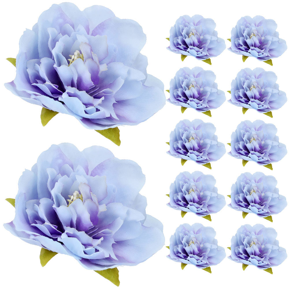 Główki Kwiatowe 12 szt Niebieski KR349G