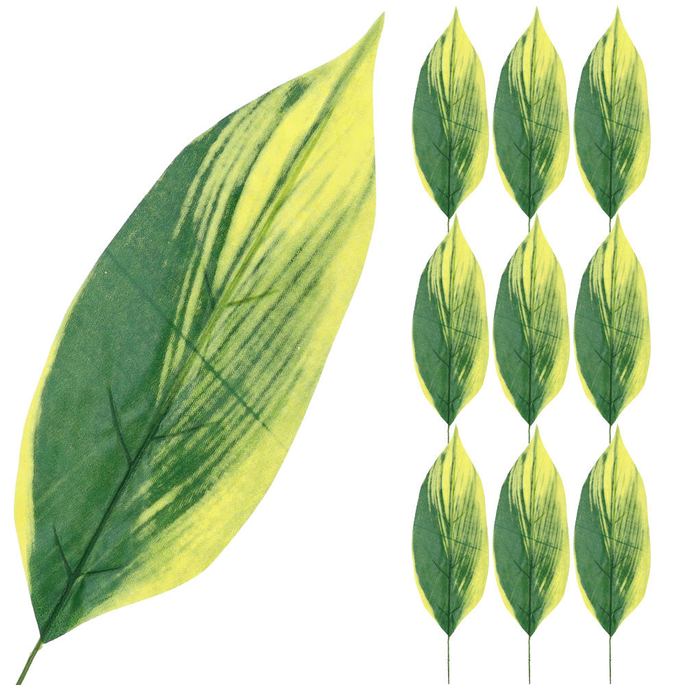 Liść 10szt Podłużny Jasna Zieleń