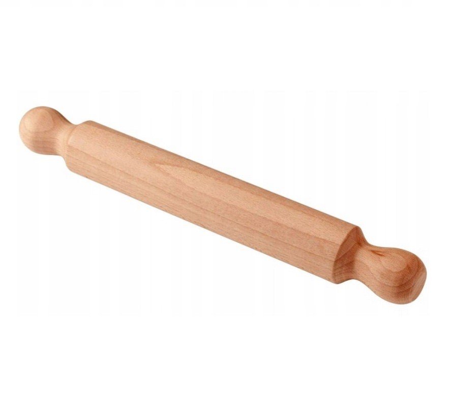 Roan wałek cukierniczy do masy cukrowej drewniany 38cm