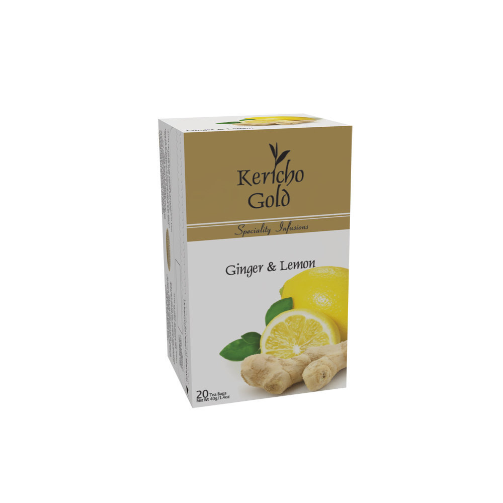 Herbata owocowa KERICHO Ginger & Lemon 20 saszetek