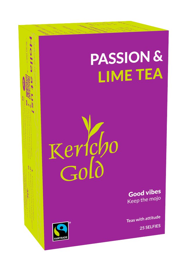 Herbata czarna KERICHO Passion fruit & Lime Tea 25 saszetek