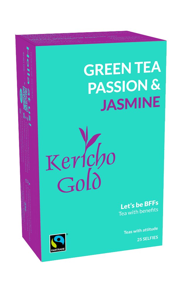 Herbata zielona KERICHO Green Tea Passion & Jasmine 25 saszetek