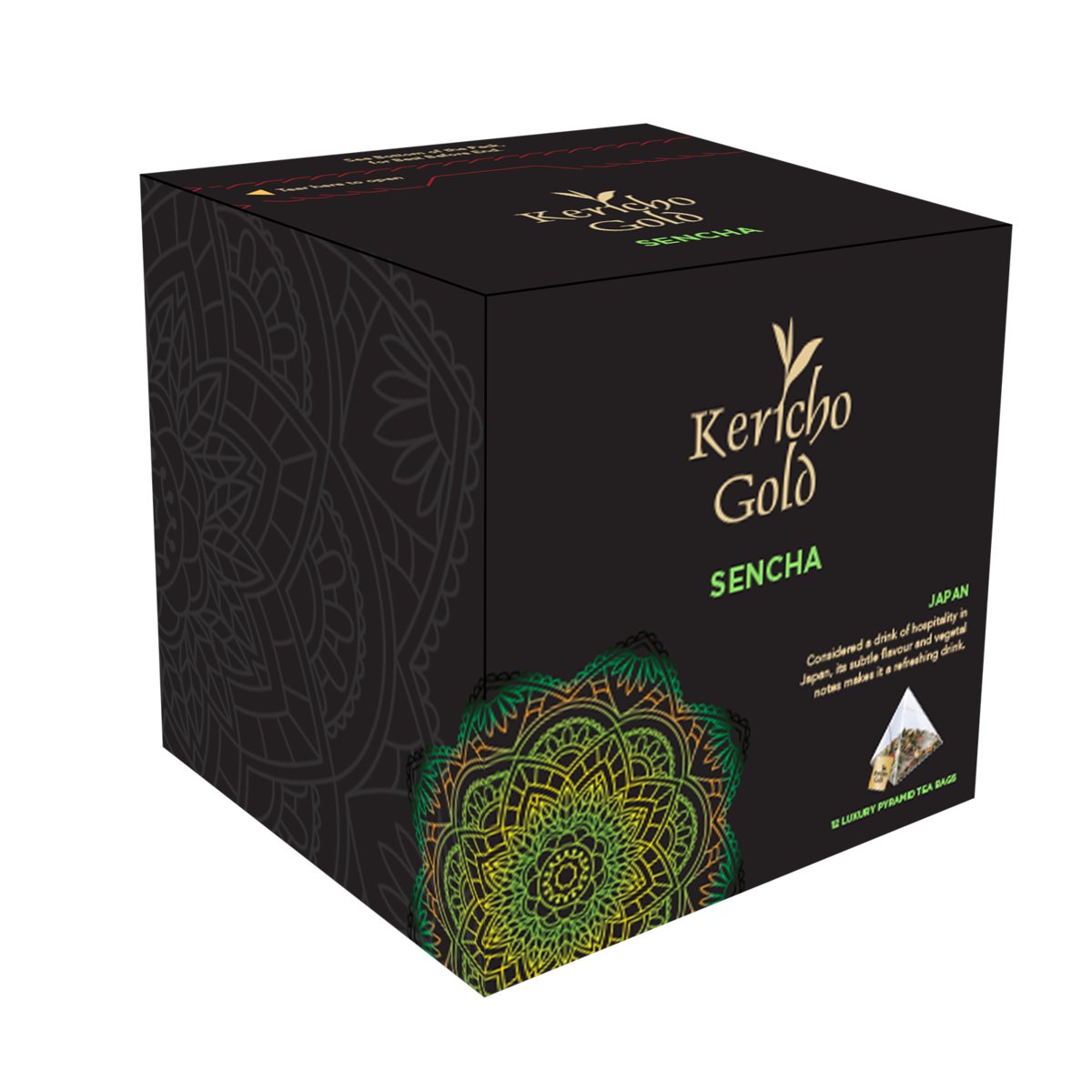Herbata zielona KERICHO Gold Sencha 12 piramidek