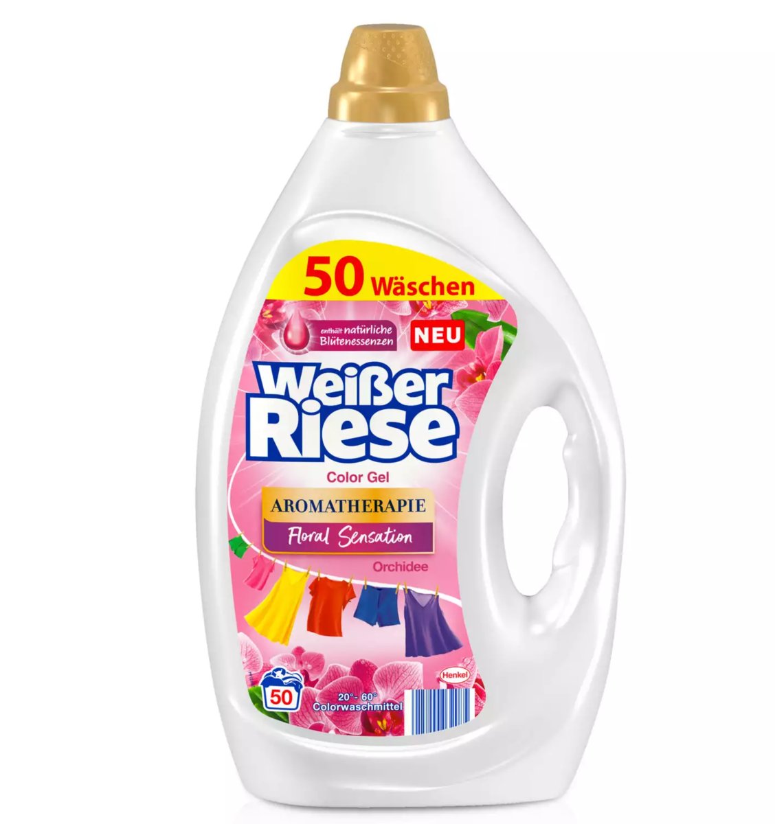 Weisser Riese COLOR ORCHIDEE żel do prania 50 prań 2,25l DE