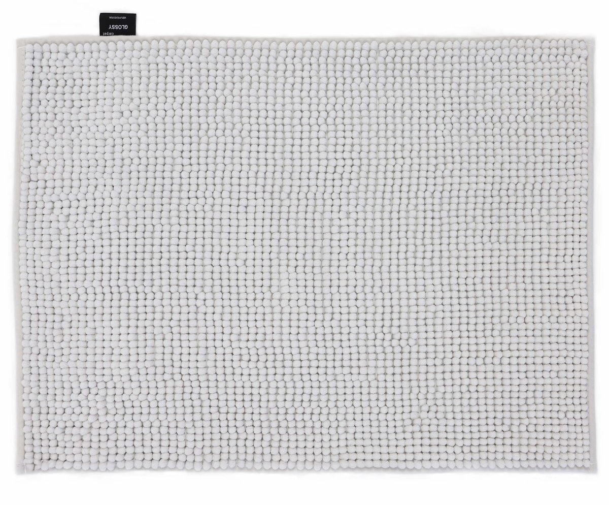 Dywanik Łazienkowy Antypoślizgowy Glossy Szary 70x120cm