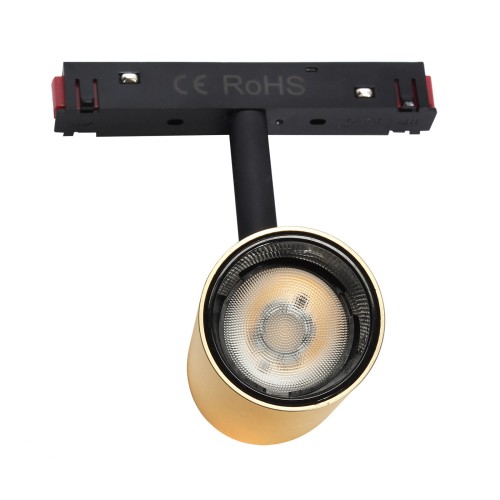 Reflektor spot LED do szyny magnetycznej 7W/4000K złoty