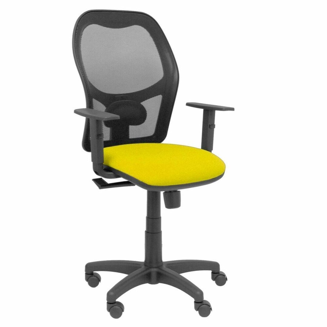 Emaga Krzesło Biurowe P&C 0B10CRN Z podłokietnikami Żółty