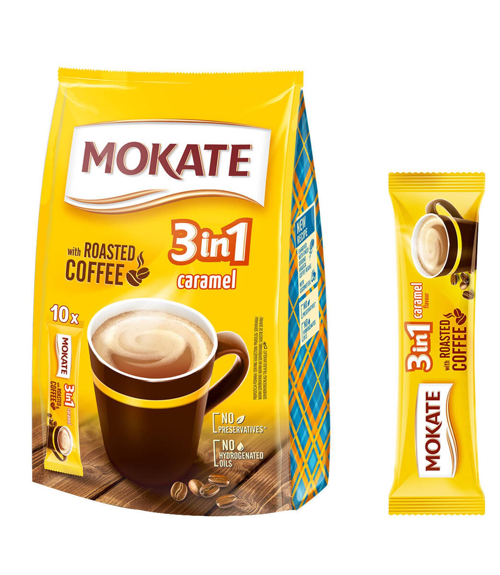 Napój kawowy Mokate 3w1 Caramel 10 saszetek