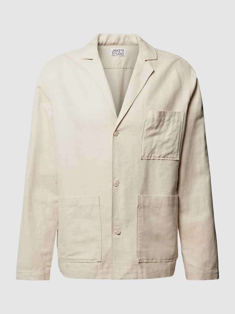 Koszula casualowa o kroju relaxed fit z kieszenią na piersi