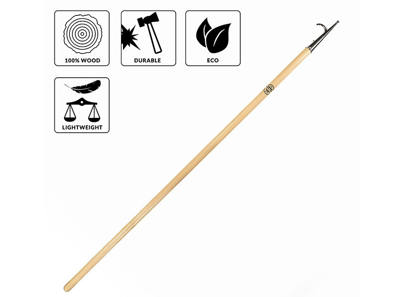 Bosak Żeglarski John Paddle Drewniany - 240 cm