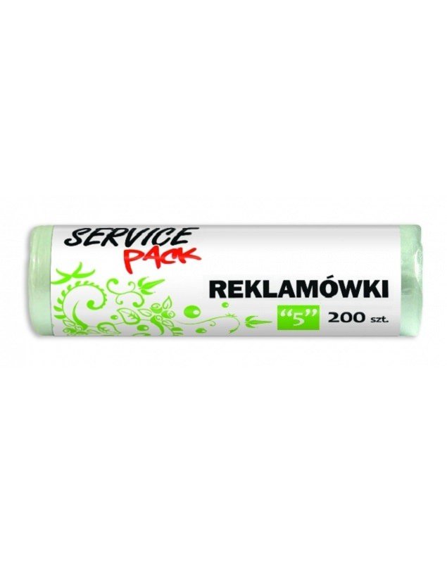 Reklamówki HDPE 5 na rolce 200 szt. STELLA