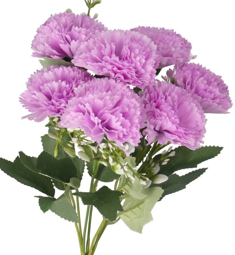 SZTUCZNE KWIATY ROŚLINY BUKIET GAŁĄZKI GOŹDZIK GOŹDZIKI