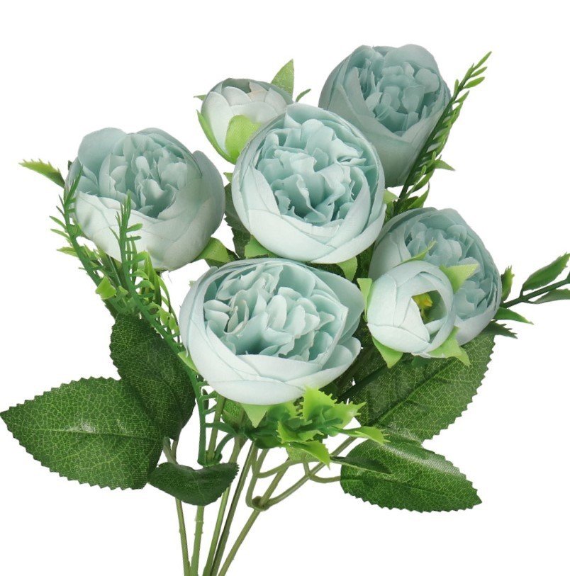 SZTUCZNE KWIATY GAŁĄZKI ROŚLINY PEONIA PIWONIA JAK ŻYWA