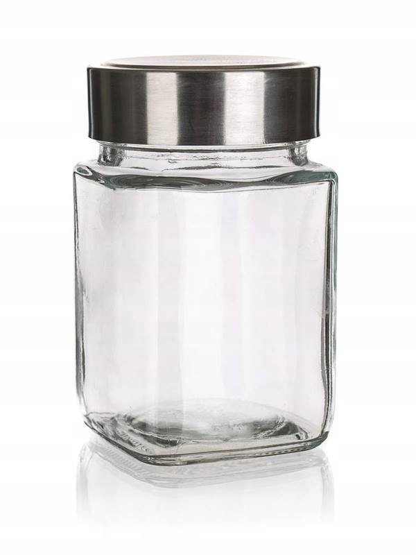 6x POJEMNIK SZKLANY SŁOIK MAŁY NA przyprawy 300 ml do szafki półki kuchni
