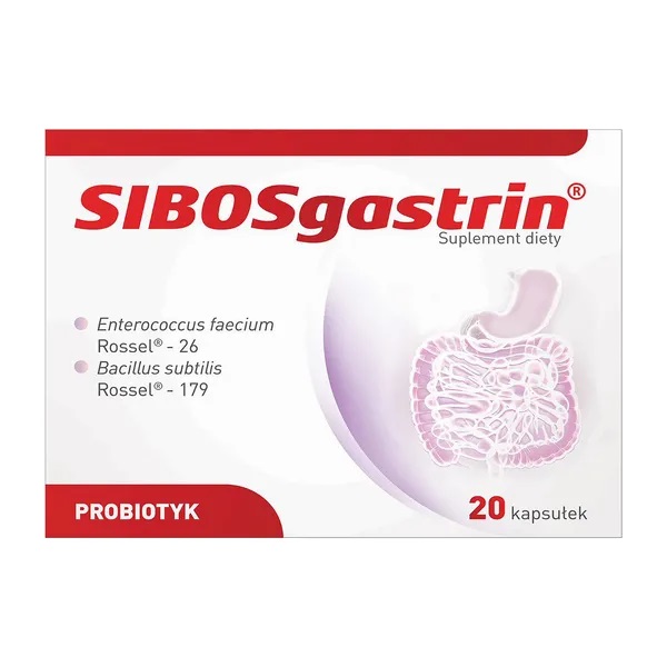 Polfa ŁÓDŹ SIBOSgastrin x 20 kaps