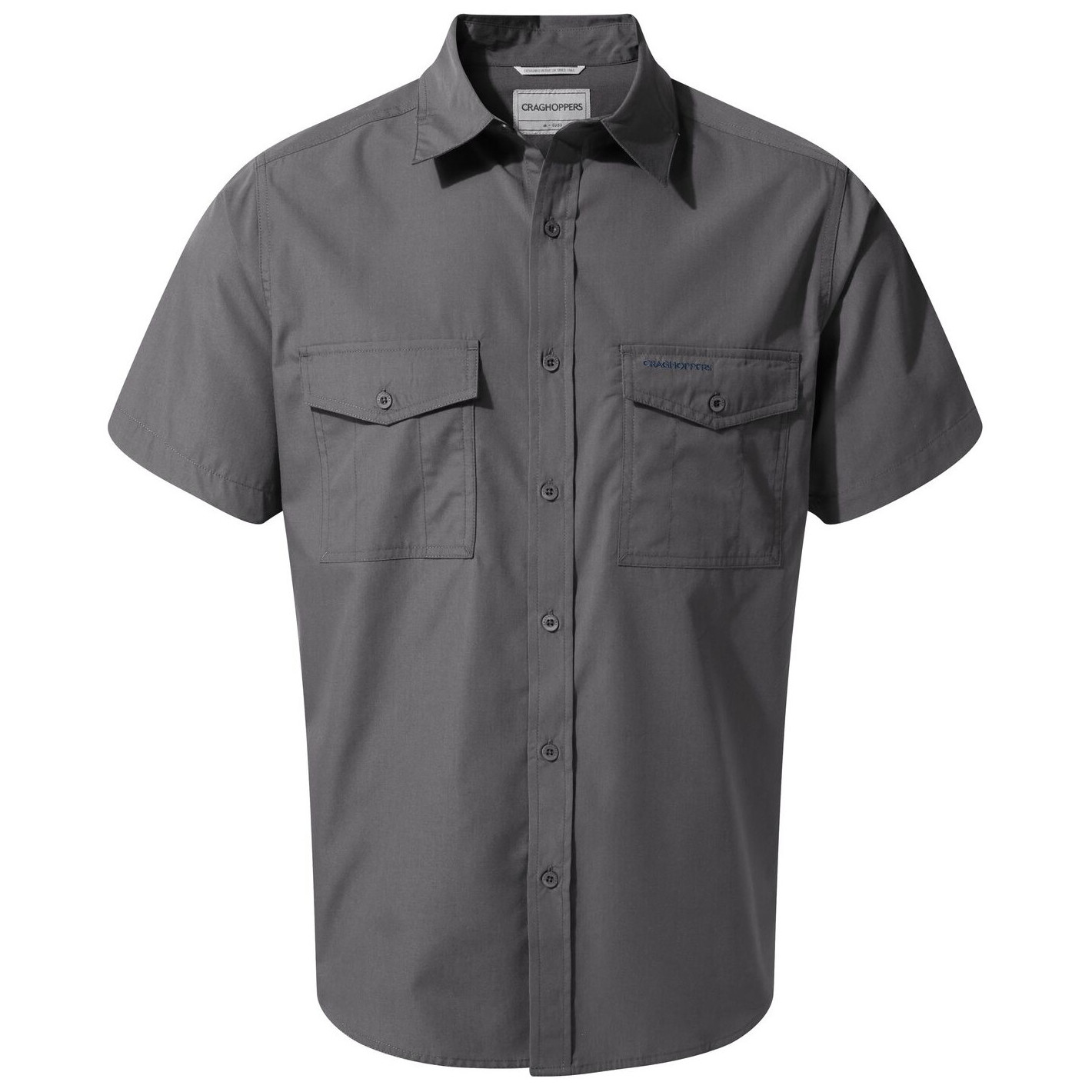 Koszula męska Craghoppers Kiwi Short Sleeved Shirt Rozmiar: M / Kolor: szary