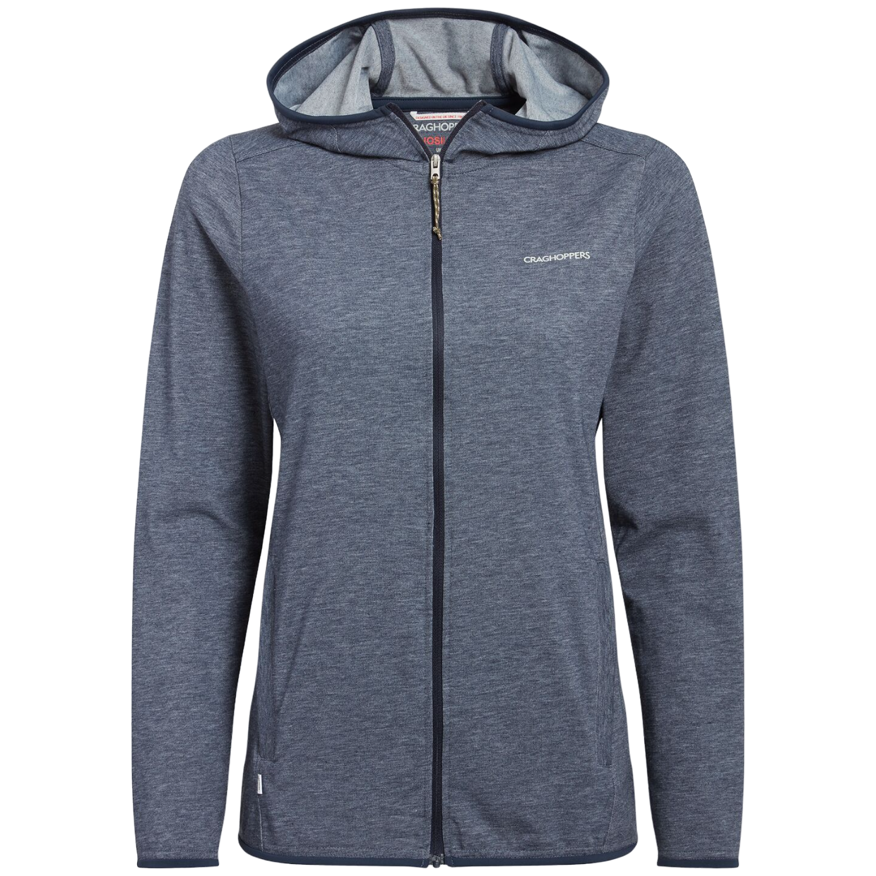 Bluza damska Craghoppers NosiLife Afia Hooded Jacket Rozmiar: L / Kolor: niebieski