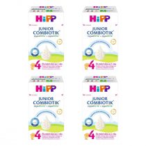 Hipp 4 Junior Combiotik Produkt na bazie mleka dla małych dzieci po 2. roku Zgrzewka 4 x 550 g