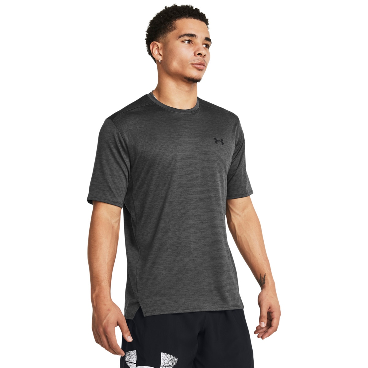 Męska koszulka treningowa Under Armour UA Tech Vent SS - szara - UNDER ARMOUR