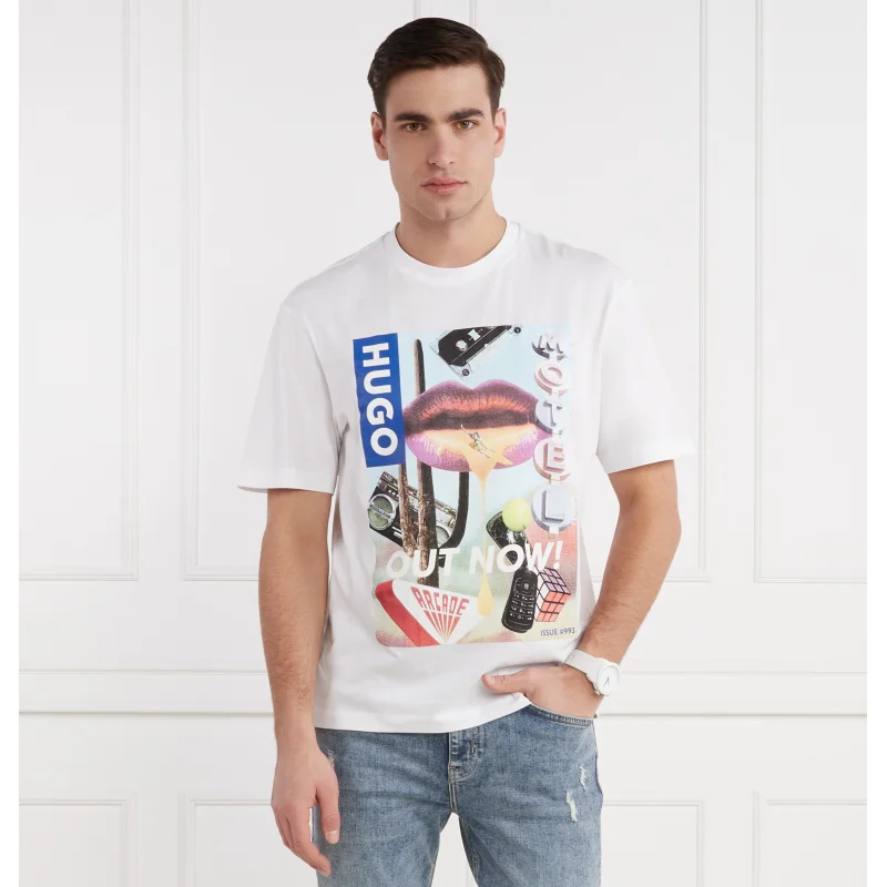 Hugo Blue T-shirt Narcado | Regular Fit
