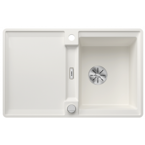 BLANCO 527597 Zlewozmywak ADIRA 45 S-F Silgranit biały, odwracalny, mata stalowa składana, korek auto., InFino