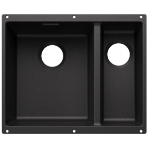 BLANCO 527821 Komora podwieszana SUBLINE 340/160-U Silgranit antracyt lewa, bez armatury przelewowo-odpływowej