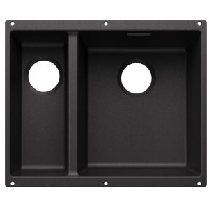 BLANCO 527813 Komora podwieszana SUBLINE 340/160-U Silgranit antracyt prawa, bez armatury przelewowo-odpływowej