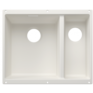 BLANCO 527823 Komora podwieszana SUBLINE 340/160-U Silgranit biały lewa, bez armatury przelewowo-odpływowej