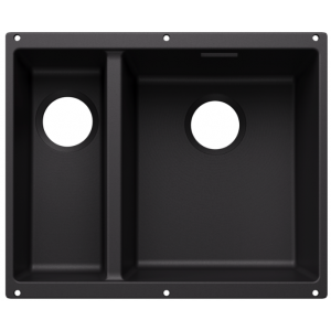 BLANCO 527810 Komora podwieszana SUBLINE 340/160-U Silgranit czarny, prawa, bez armatury przelewowo-odpływowej