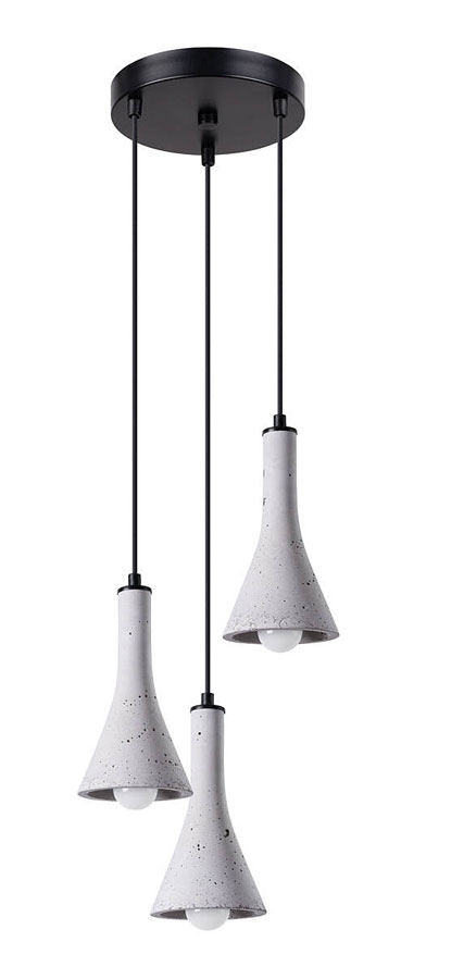 Loftowa lampa wisząca betonowa - 2X A399 A8-Z09