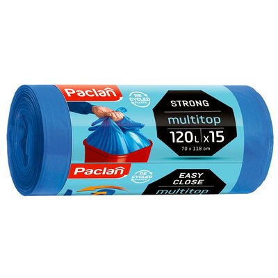 Paclan Worki na odpady 120l Multitop (15 sztuk)