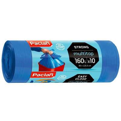 Paclan Worki na śmieci Multitop 160l 10 sztuk!