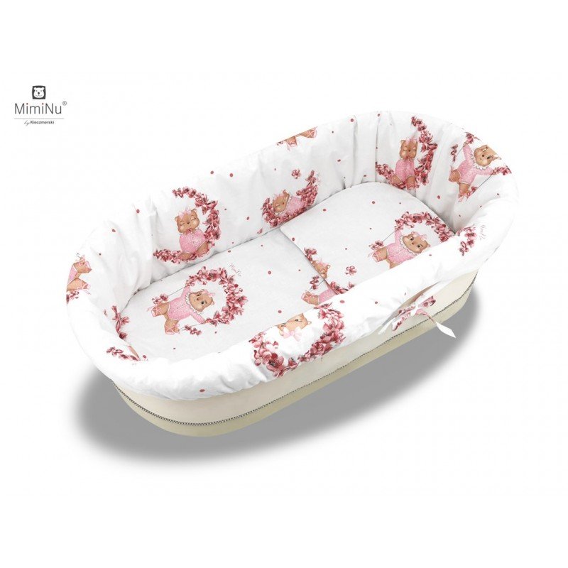 Zestaw do gondoli (ochraniacz, materacyk, poduszeczka) BETTY