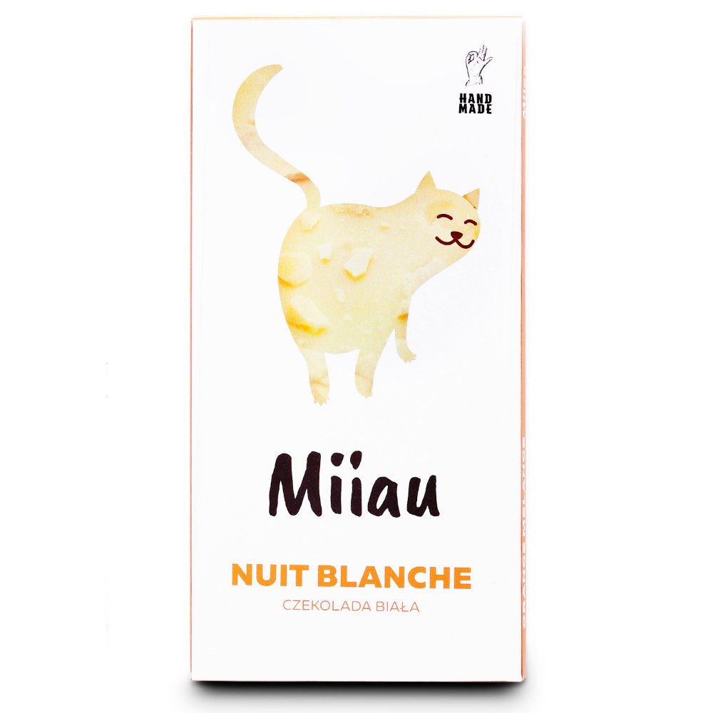 Czekolada Miiau biała Nuit Blanche 90 g