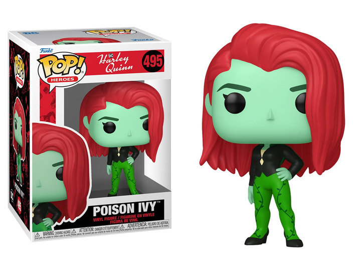 figurka funko pop! harley quinn animated series pop heroes 495 poison ivy