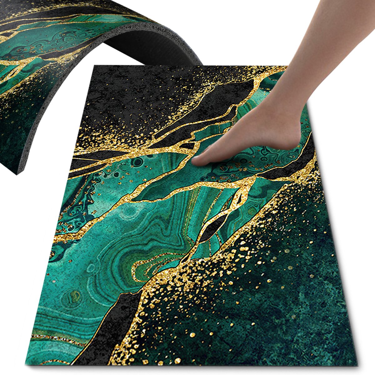 Dywanik Łazienkowy Antypoślizgowy SZYBKOSCHNĄCY Chłonna mata 100x60 XXXXL RO-MAT-03