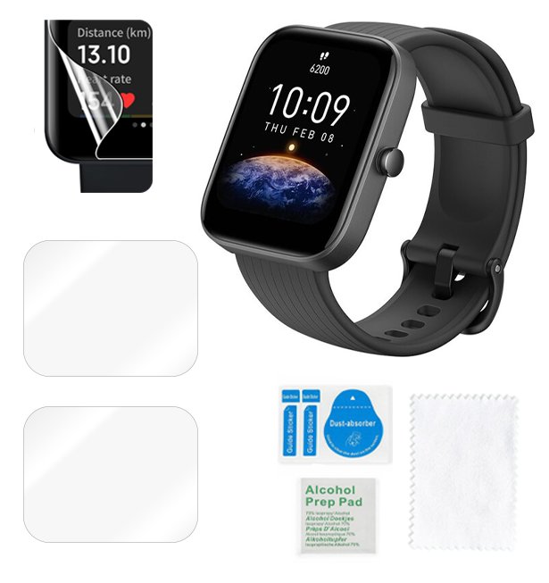 Folia ochronna do AMAZFIT BIP 3 PRO hydrożelowa na ekran 2 sztuki watch TPU