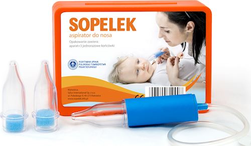 Odciągacz Kataru Aspirator Sopelek Trzy Końcówki