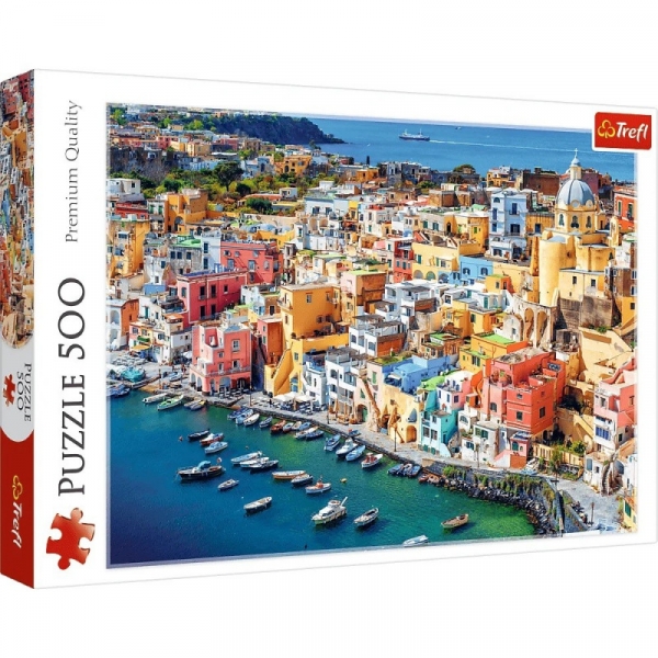 Puzzle 500 elementów Procida Kampania Włochy (37477). od 10 lat