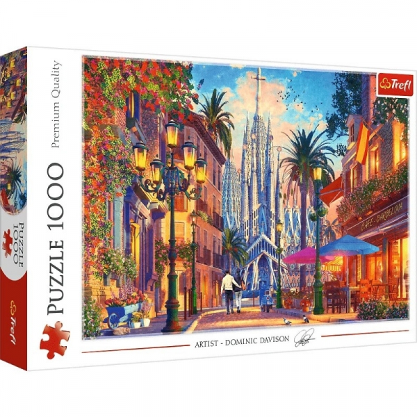 Puzzle 1000 elementów Barcelona Hiszpania (10793). od 12 lat