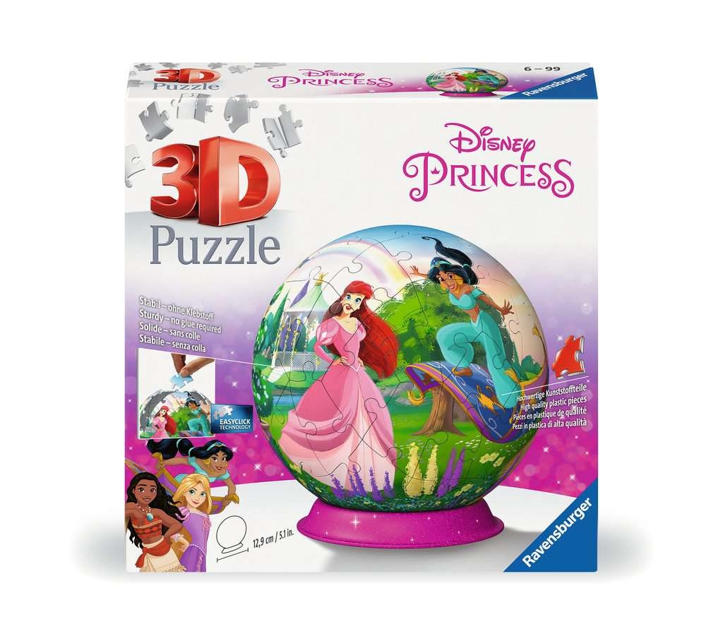 Puzzle 3D Kula: Księżniczki Disneya (11579). Wiek: 6+