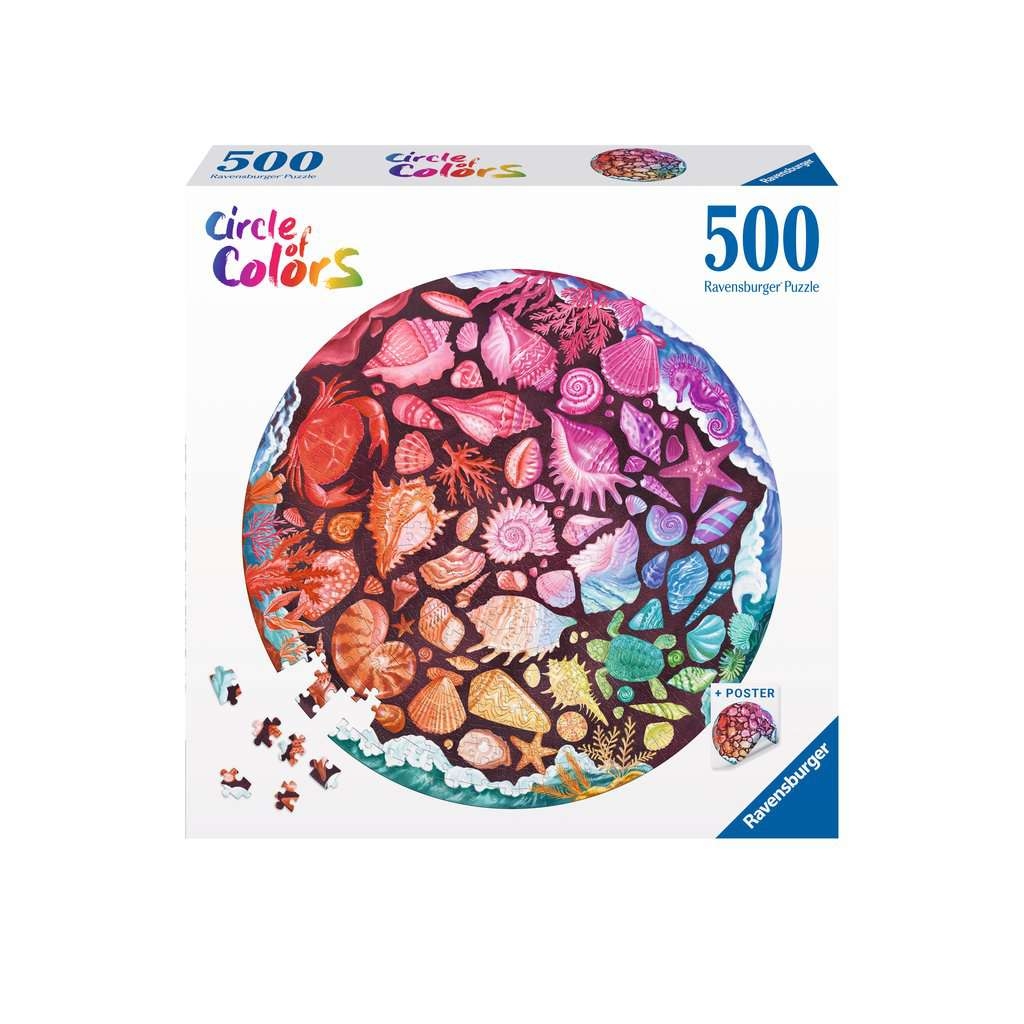 Puzzle 500: Paleta kolorów. Muszle (12000823). Wiek: 12+