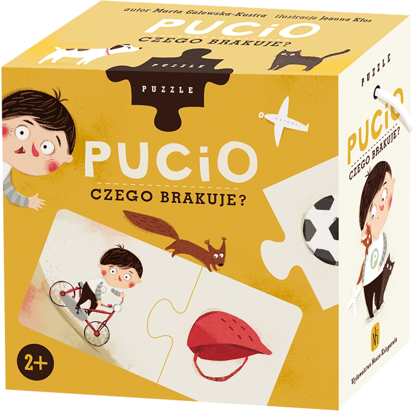 Pucio. Puzzle. Czego brakuje?. Wiek: 2+