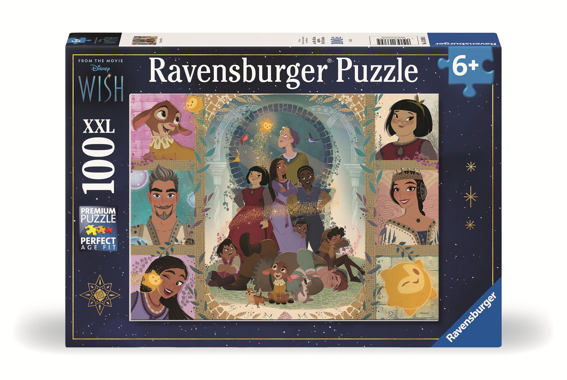 Ravensburger, Puzzle XXL Disney 100: Wish (13389). Wiek: 5+