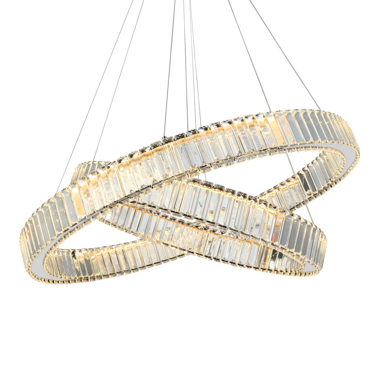 Lampa wisząca galmour SPARK AZ5793 Azzardo LED 120W 3000K chrom